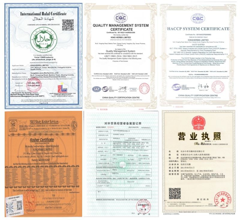 kingherbs certificated